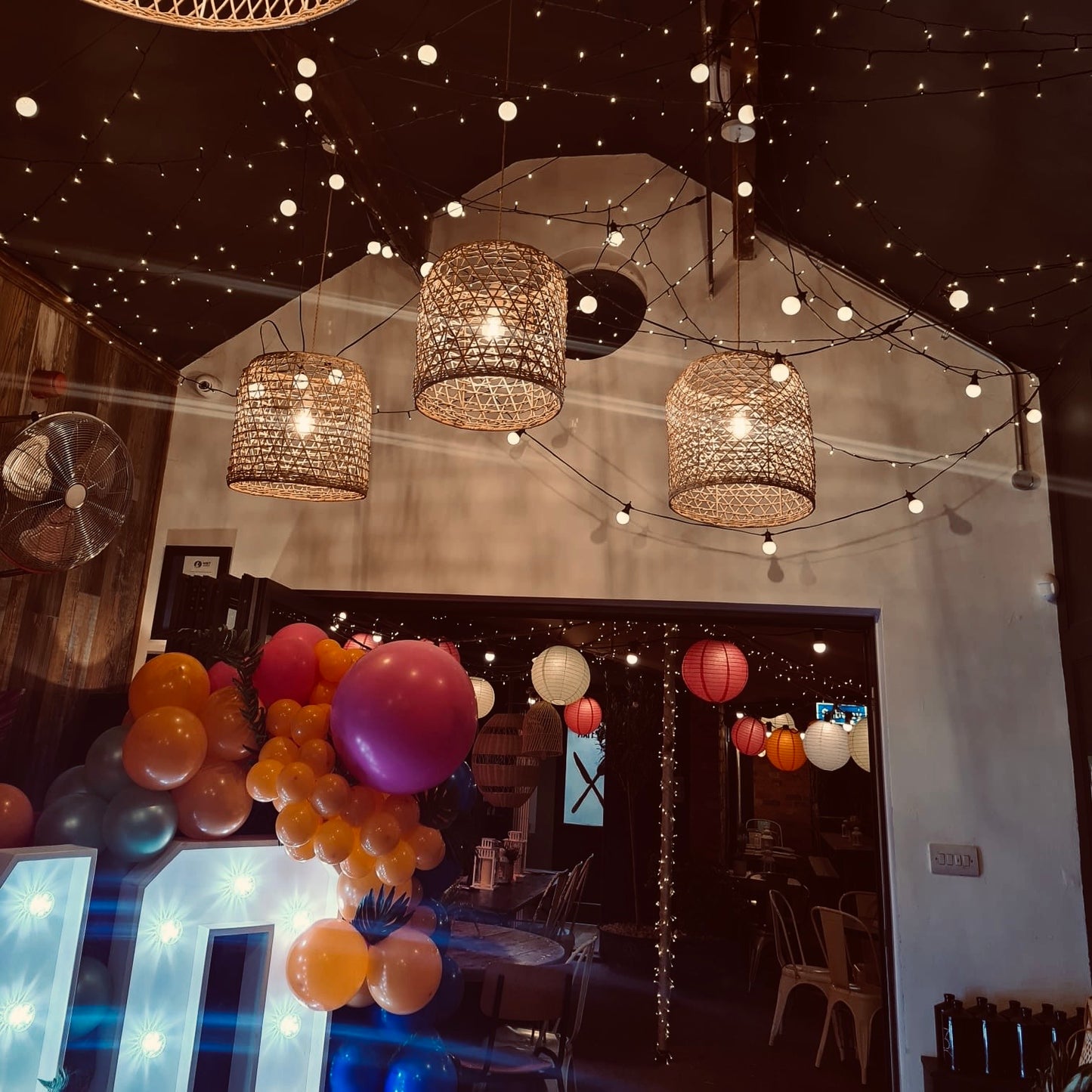Courtyard party hire