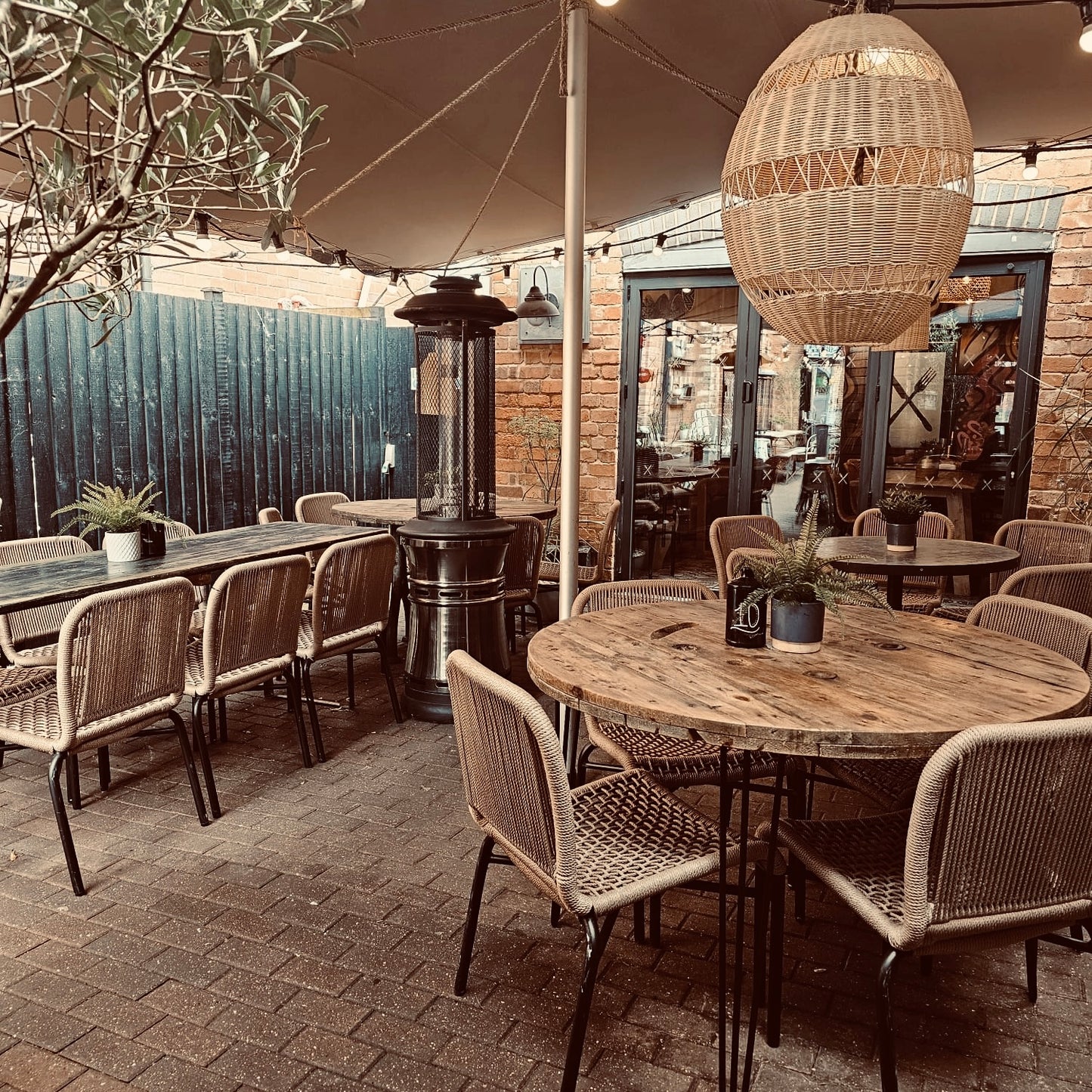 Courtyard party hire