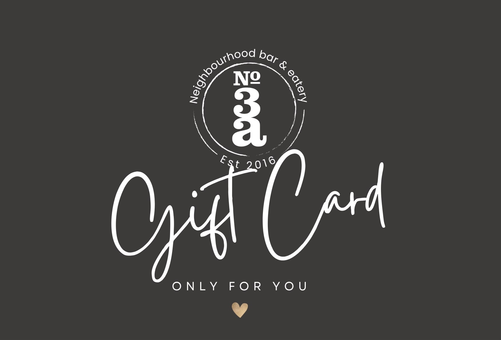 No.3a digital gift card
